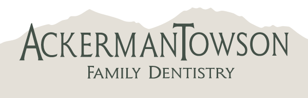 Ackerman Towson Family Dentistry logo, link to the home page